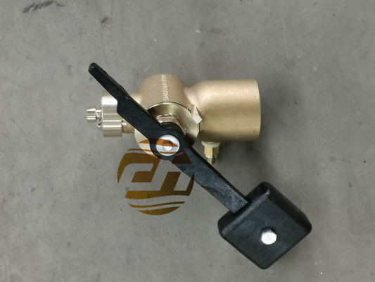 SELF-CLOSING VALVE FOR TANK SOUNDING. WITH VENT VALVE. MODEL-FH-40A  MATERIAL - BRONZE