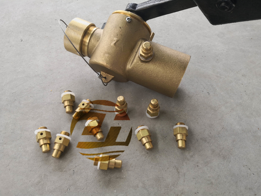 SELF-CLOSING VALVE FOR TANK SOUNDING. WITH VENT VALVE. MODEL-FH-40A  MATERIAL - BRONZE