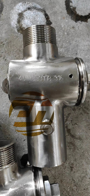 stainless steel SELF-CLOSING VALVE FOR TANK SOUNDING. WITH VENT VALVE. MODEL-FH-40A  MATERIAL - BRONZE