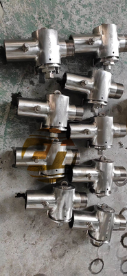 stainless steel SELF-CLOSING VALVE FOR TANK SOUNDING. WITH VENT VALVE. MODEL-FH-40A  MATERIAL - BRONZE