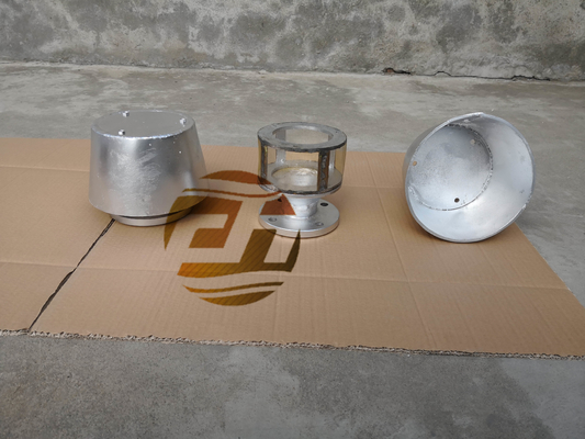 Fireproof and breathable head for marine oil reservoirs