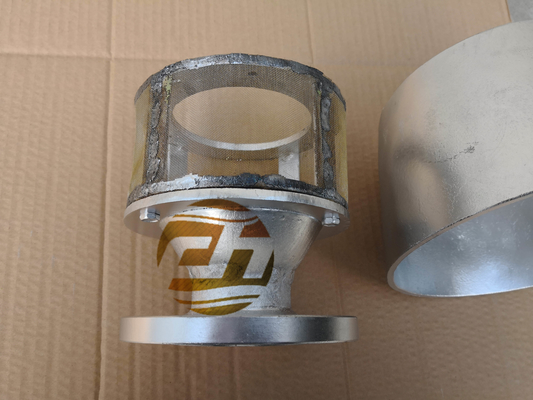 Fireproof and breathable head for marine oil reservoirs