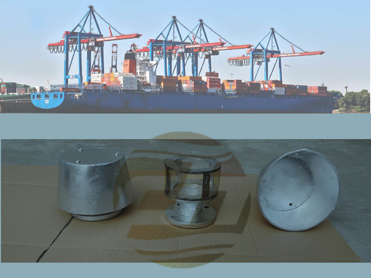 Fireproof and breathable head for marine oil reservoirs